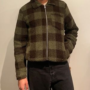 Sheepskin effect jacket